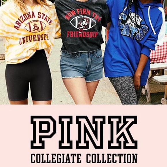 VS PINK Collegiate Collection University of Illinois White Logo Tee - Picture 8 of 8
